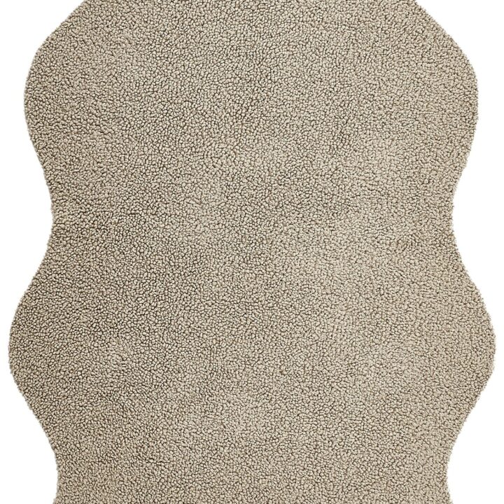 Коврик-шкура Teddy 120×180 см, бежевый