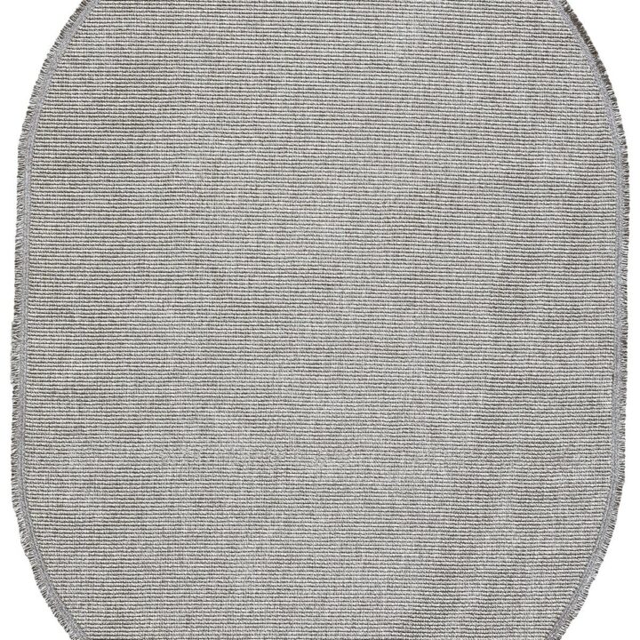 Овальный ковёр Vina VNA-06 200×290 см, серый