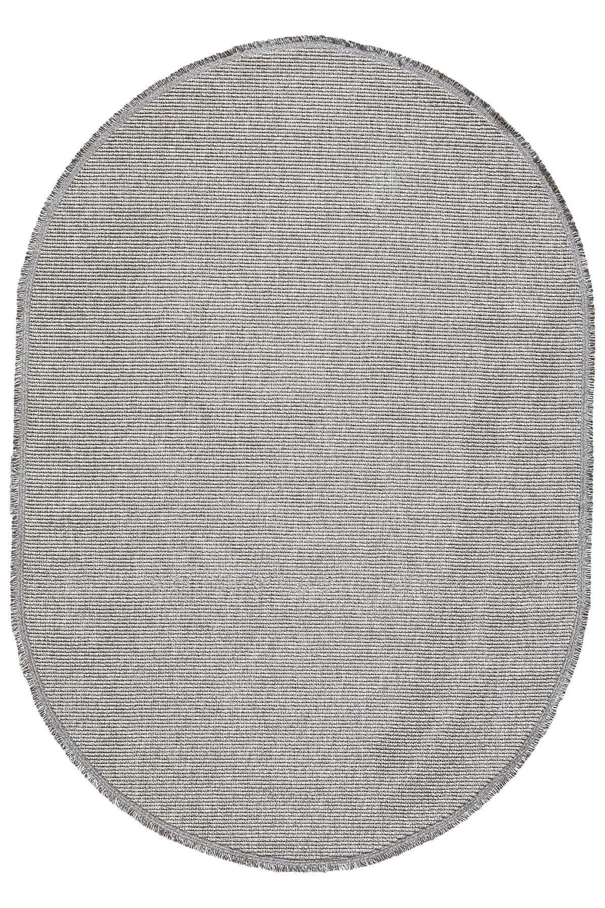 Овальный ковёр Vina VNA-06 200×290 см, серый