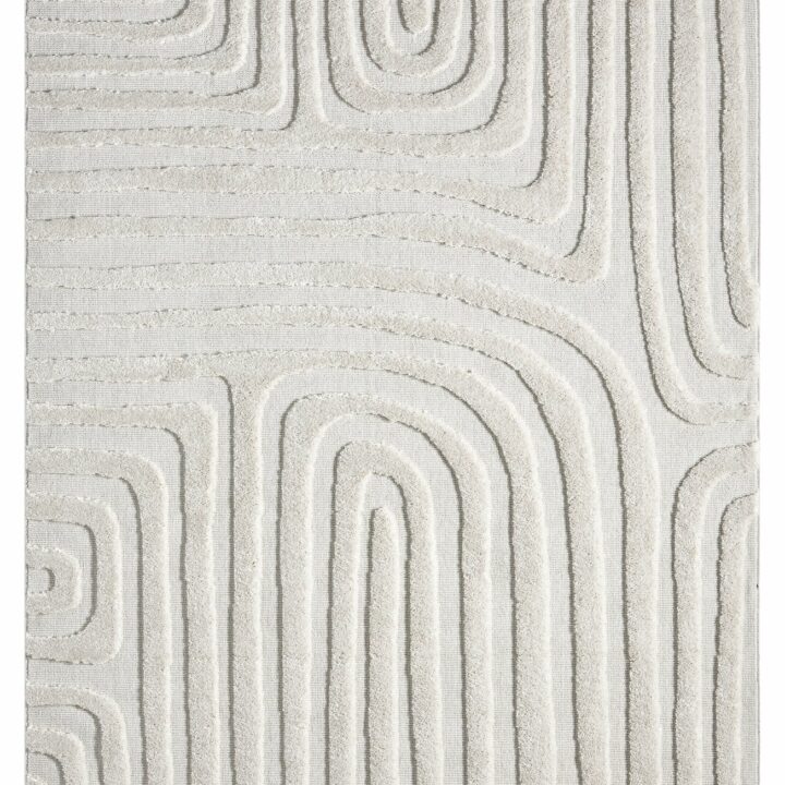 Ковёр тканый с двухуровневым ворсом Bilbao BL24 (LS76A) 200х290 см, кремовый
