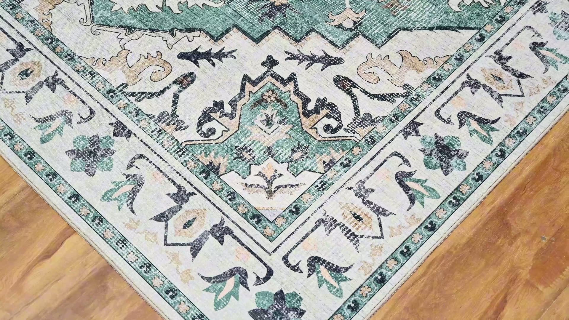 Ковёр принтованный на шенилле "Persian 170 120 x 170 см", бирюзовый