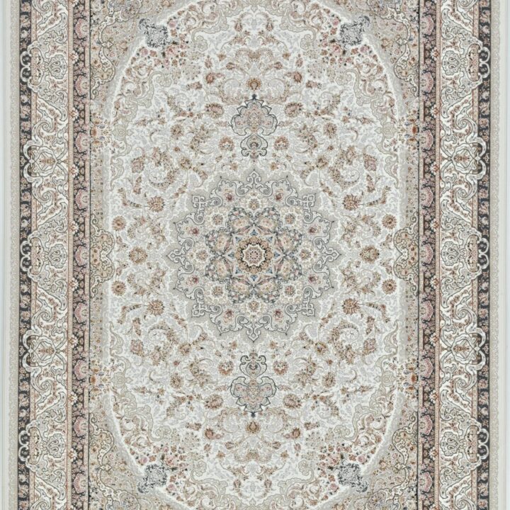 Ковёр персидский высокоплотный с рельефным ворсом "ARSHAM-VIHAN кремовый" 150х225 см